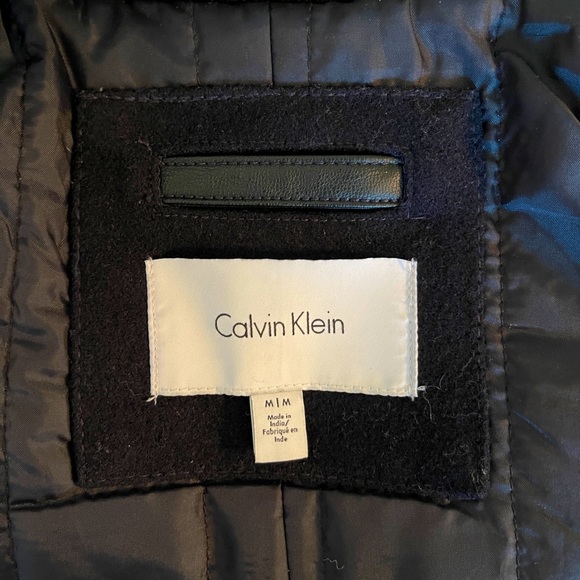 Mens Calvin Klein Pea Coat - Picture 3 of 4